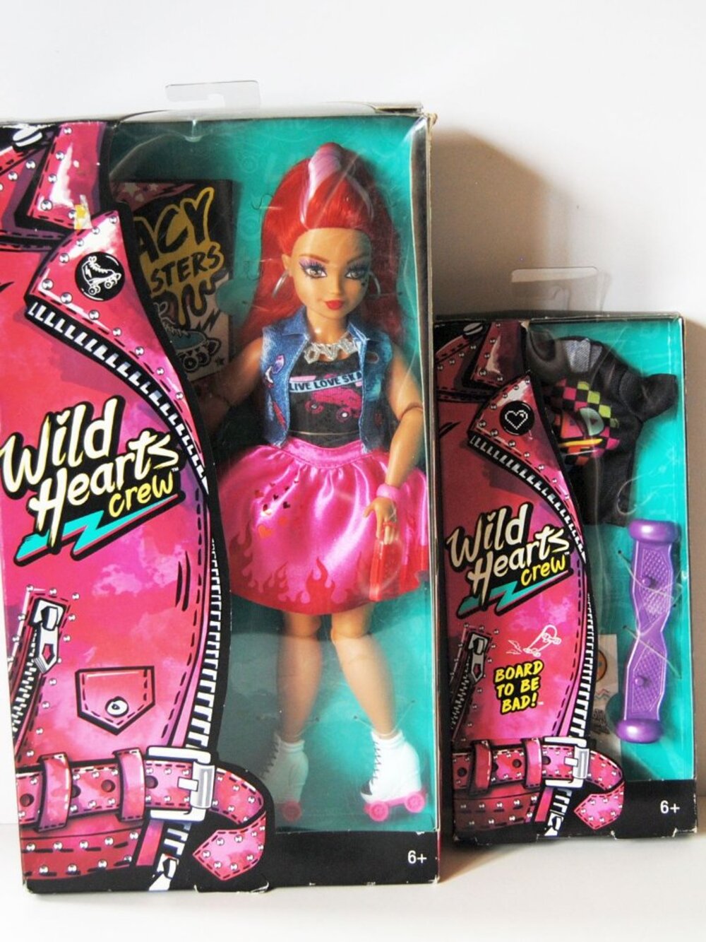 Wild Hearts Crew Jacy Masters Mattel Fashion Doll + Board to Be Bad Accessory